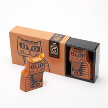 Load image into Gallery viewer, Magpie x Hornsea Cat Cruet Set - Orange