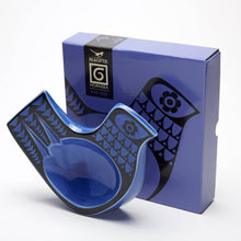 Load image into Gallery viewer, Magpie x Hornsea Bird Dish Large - Blue