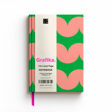 Load image into Gallery viewer, Grafika: Wiggle A5 Lined Notebook by 1973