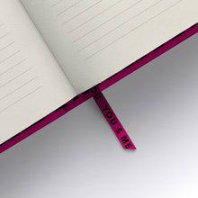 Load image into Gallery viewer, Me & You, You & Me A5 Notebook by Anthony Burrill
