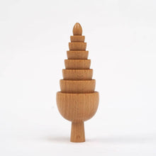 Load image into Gallery viewer, Bud - Hand made wooden table top tree ornaments