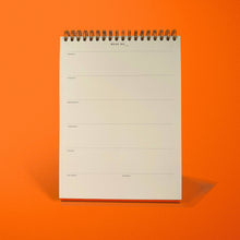 Load image into Gallery viewer, Orange Desktop Planner // Blank Canvas