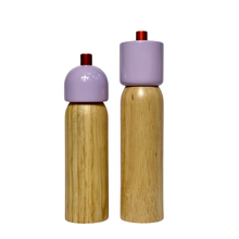 Load image into Gallery viewer, Salt & Pepper Grinder - Lilac & Red