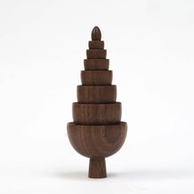 Load image into Gallery viewer, Bud - Hand made wooden table top tree ornaments