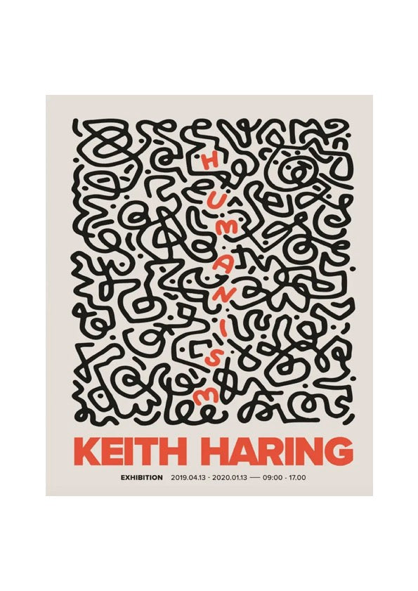 Keith Haring A3 Print- Humanism