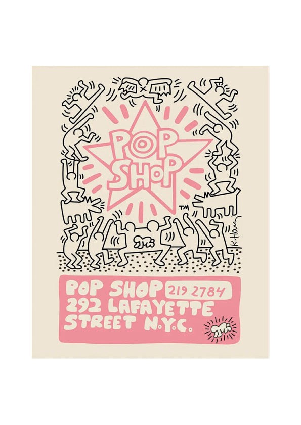Keith Haring A3 Print-Pop Shop