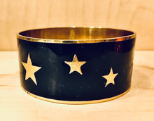 Load image into Gallery viewer, Navy Star Enamel Bangle
