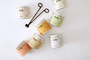 Folk Tin Collection - Wander Vegetable Soy Wax Candle