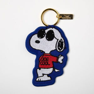 Snoopy Joe Cool bag charm keychain