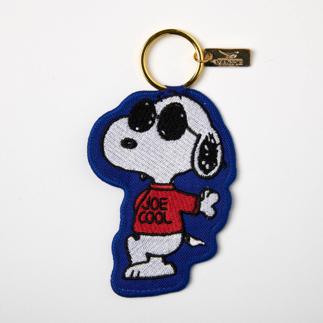 Snoopy Joe Cool bag charm keychain