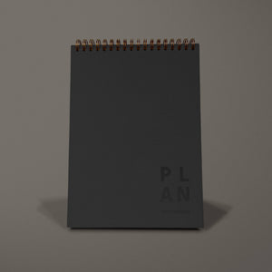 Black Desktop Planner // Blank Canvas