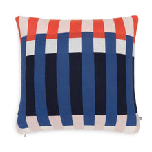 Load image into Gallery viewer, Cotton Knit Throw Pillow/Cushion : Studie Navy
