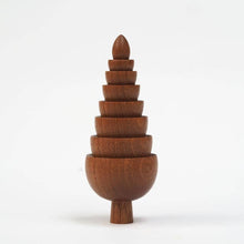 Load image into Gallery viewer, Bud - Hand made wooden table top tree ornaments
