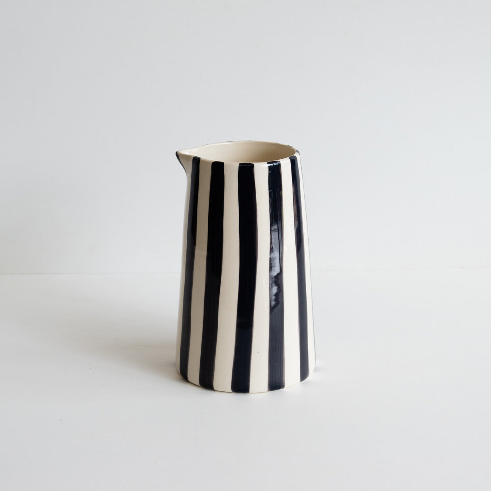 Graphite Large Jug in candy stripe