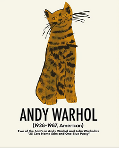 Andy Warhol Ginger Cat Print