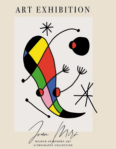 Joan Miro Exhibition Print