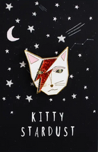 Load image into Gallery viewer, Kitty Stardust Cat Musician  Pin
