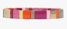 Load image into Gallery viewer, Colour Block Enamel Tile Bracelets
