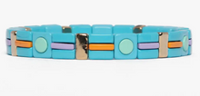 Load image into Gallery viewer, Colour Block Enamel Tile Bracelets
