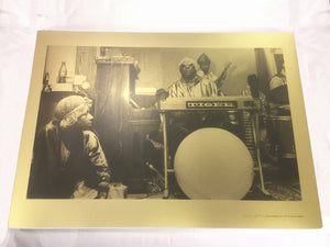 Sun Ra Heliopolis Cairo 1971 by Hartmut Geerken Limited Edition Fine Art Silk Screen Print.