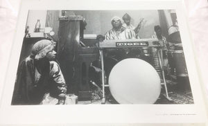 Sun Ra Heliopolis Cairo 1971 by Hartmut Geerken Limited Edition Fine Art Silk Screen Print.