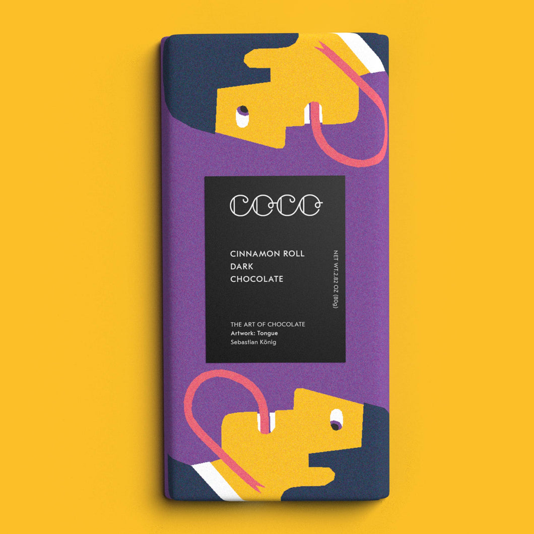 Coco chocolate - Cinnamon Roll _ Dark Chocolate