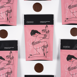 Dark Chocolate Giant Buttons