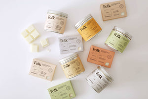 Folk Tin Collection - Wander Vegetable Soy Wax Candle