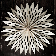 Load image into Gallery viewer, Celandine White Paper Large Snowflake Wall Decoration - 75cm

