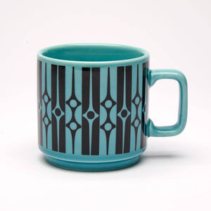 Magpie x Hornsea Mug Geo Teal