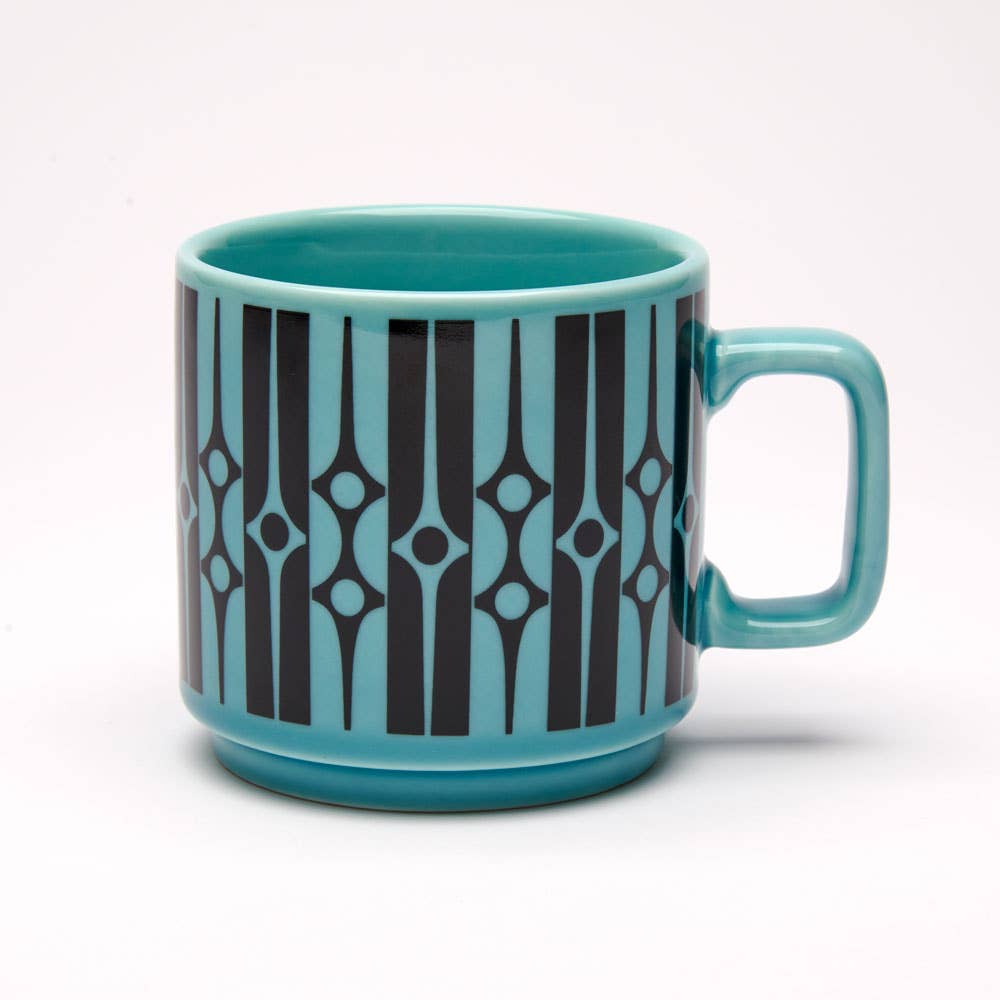 Magpie x Hornsea Mug Geo Teal