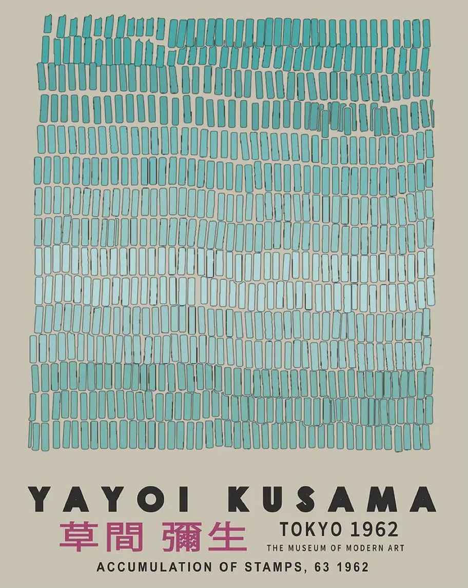 Yayoi Kusama Exhibition Print