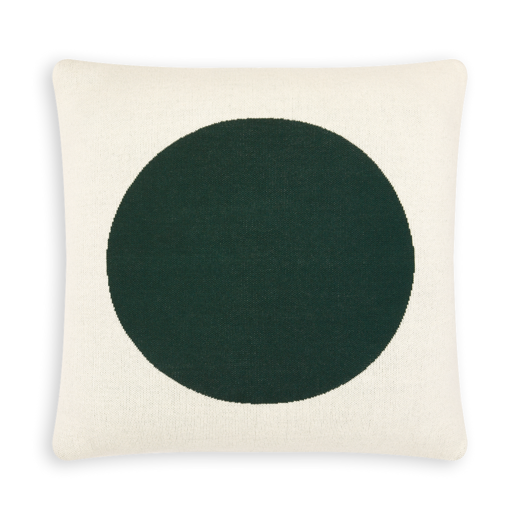 Runda Cushion- Forest. Including duck feather pad  (Sophie Home)
