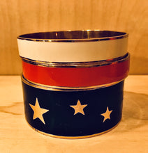 Load image into Gallery viewer, Navy Star Enamel Bangle
