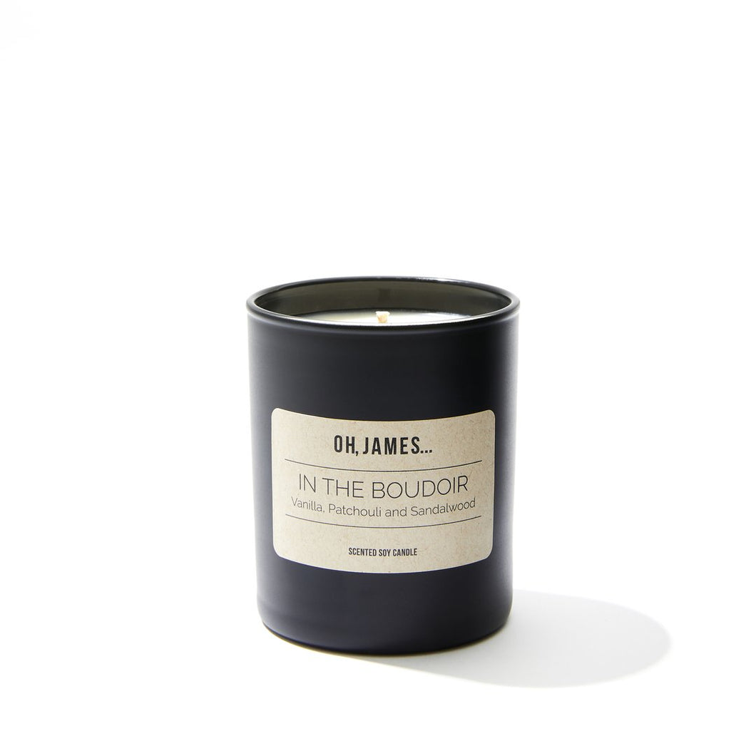 OH, JAMES...In The Boudoir candle