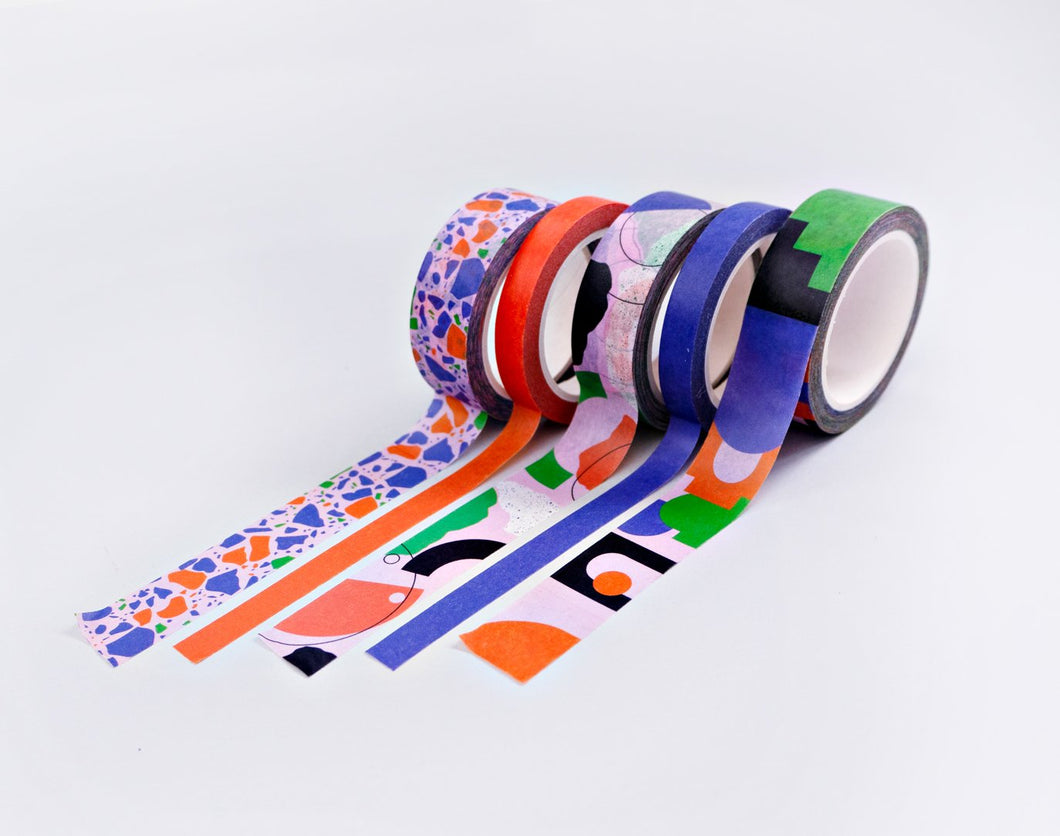 Primary Cities Washi Tape Set