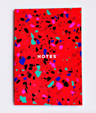 Load image into Gallery viewer, Red Terrazzo Notebook
