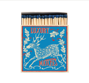Square Match Boxes - Christmas Stag
