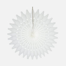 Load image into Gallery viewer, Paper Dreams - Arrow Snowflake Fan- 1 metre - White
