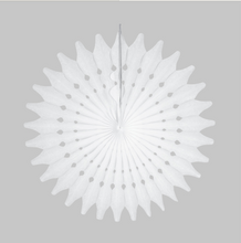 Load image into Gallery viewer, Paper Dreams - Arrow Snowflake Fan- 1 metre - White
