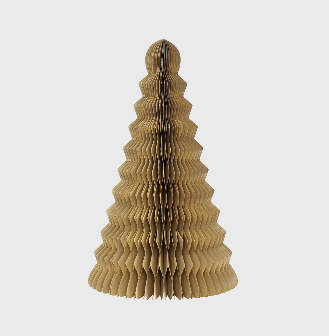 Paper Dreams - Cone Tree - 40cm - Kraft