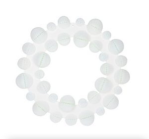 Paper Dreams - Honeycomb ball wreath 40cm - White