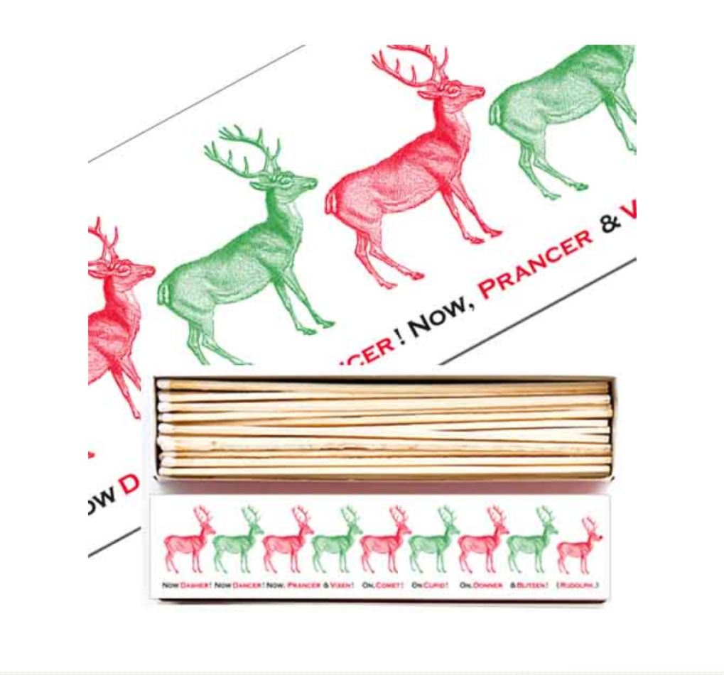 Long Match Boxes - Rudolph