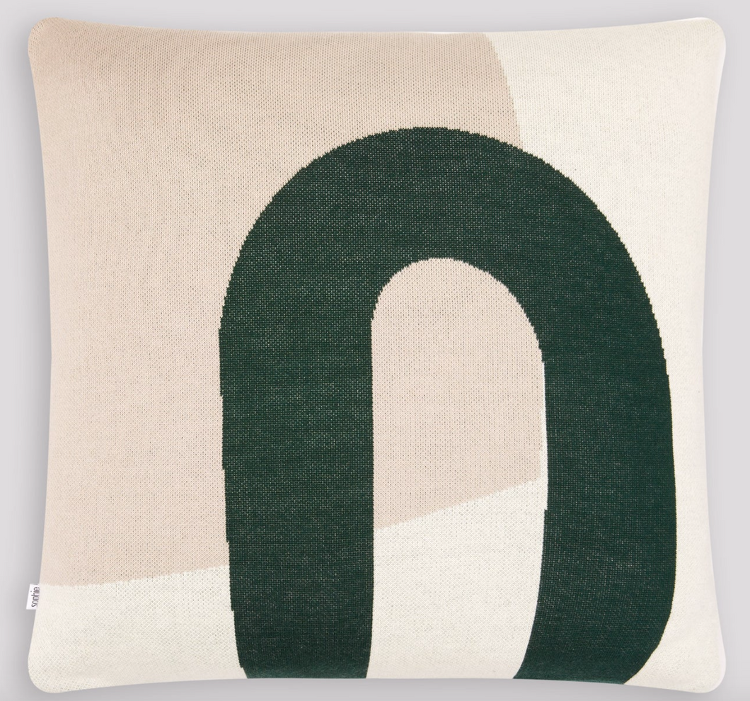 Stille Cushion- Forest. Including duck feather pad (Sophie Home)
