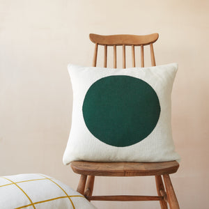Runda Cushion- Forest. Including duck feather pad  (Sophie Home)
