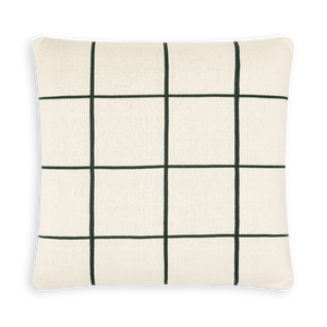 Grid Cushion- Forest. Cover only  (Sophie Home)