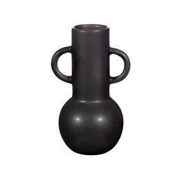 Large Amphora Vase- Black