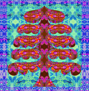Christmas Tree in orange