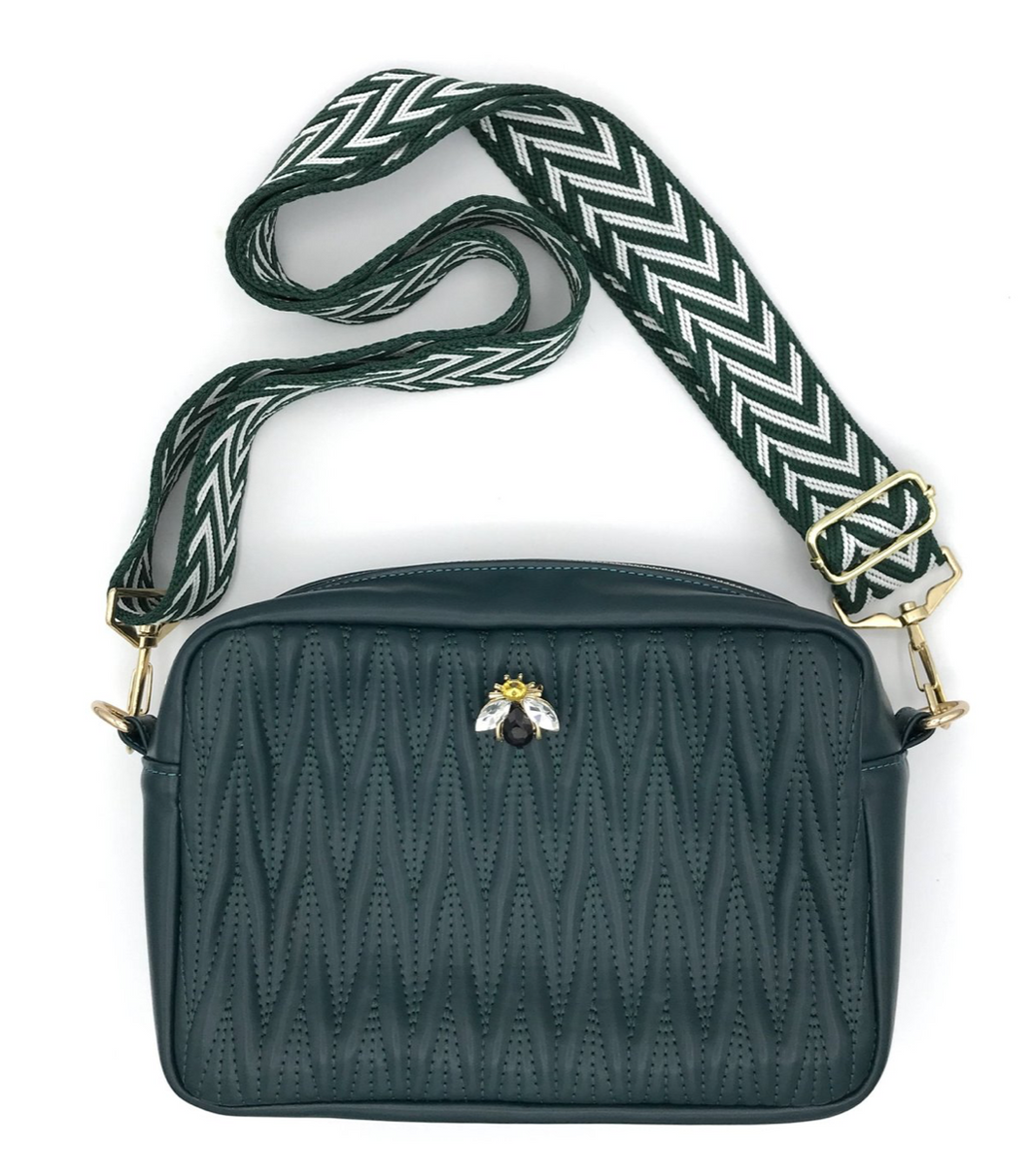 Rivington - Cross body bag in vegan leather - Teal