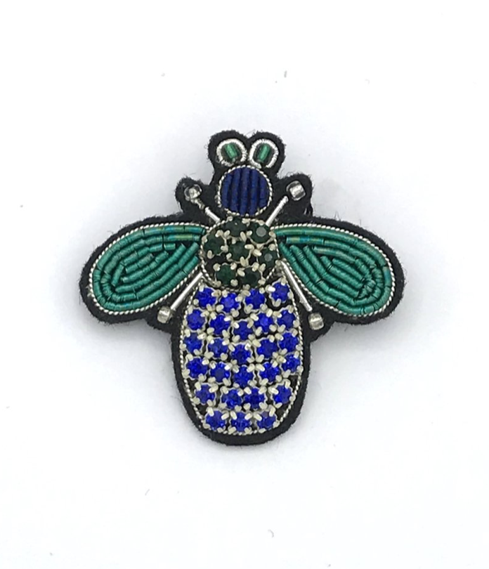 Royal bee green Pin